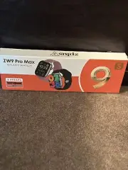 Smart Watch ZW9 Pro Max 45mm Titanium Case 2 Straps