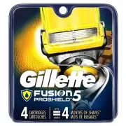 Gillette Fusion 5 ProShield Precision Trimmer Men's Razor Blades Refills 4 Count