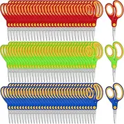 99 Pack Kids Scissors 5.5 Inch Student Scissors Children Safety Scissors Rounded Tip Child Scissors with Comfort Grip for School and Classrooms