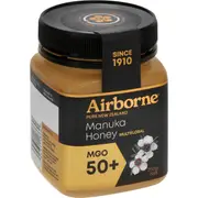 Airborne Manuka Honey Jar MGO 50+ 250g