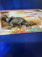 Playtek Toys Age Of The Behemoth "Triceratops" NEW 2 Pk