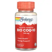 Solaray, Bio COQ-10, Enhanced Absorption , 100 mg, 60 Softgels