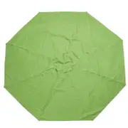 GREATT OUTDOOR Umbrella Canopy Replacement Fabric Garden Parasol Roof For 8 Arm Sun Cover Light Green