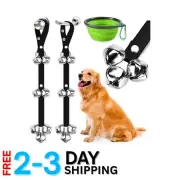 2 Pack of Adjustable Dog Doorbells - Loud Bells for Effective House Training