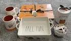 RAE DUNN - Lot of New Peanuts Snoopy - Dish, Placemats, 2 Mugs, CandyJar, M-Cups