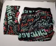 Womens Legging Shorts With Top Polyester Stretchy