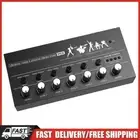 6-Channel Mini Audio Mixer DC 5V Line Mixer for Guitars Bass Keyboards Mixer