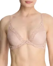 Natori Feathers Contour Plunge Bra