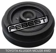 Crankshaft Pulley 1Mzfe For Toyota Kluger Mcu28 4Wd (2003-2007) (for: Lexus)