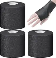 Pre Wrap, 3 Rolls Athletic Tape 3in x 89ft Shock-absorbing Comfortable and Breathable Self-adhesive for Better Performance Recovery