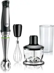 Braun Multiquick 7 3-In-1 Immersion Hand Blender with Variable Speed and Patente