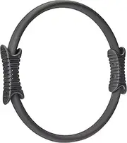Metron Pilates Ring, All-In-One Exerciser, Tones Legs, Thighs, Arms, and Pelvic Floor, Flexible and Soft Ring Offers Resistance, Great for Isometric Exercise, Heavy Resistance, Black