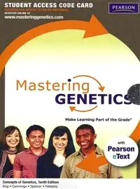 在飛比找三民網路書店優惠-Concepts of Genetics Mastering