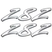 Rinker Boat Decal 218549F | White Gray 9 1/2 x 2 5/8 Inch (Pair)