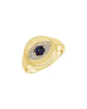 Sabrina Designs 14K 0.27 ct. tw. Diamond Evil Eye Ring NoColor