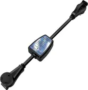 PowSaf RV Surge Protector 30 amp, Power Defender Voltage Protector/Monitor