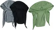 [FOYTOKI] Sweat Wicking Cycling Cap Quick Dry Head Wrap Turban Skull Cap for Men Women Cooling Headwear 3 Pieces