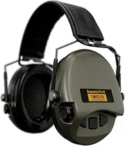 [Sordin] Supreme Pro-X Slim Active Ear Defenders - ARC Rail Compatible - Leather Band & Foam Kits - Electronic Ear Muffs