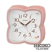 在飛比找PChome24h購物優惠-【SEIKO 精工】QHP009P 森林系列 靜音鬧鐘-白x