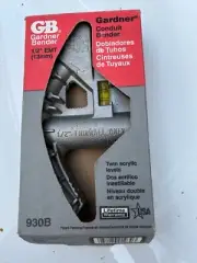 1/2" EMT Hand Bender Head Conduit Metal Pipe Gardner Bender