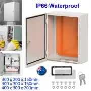 Steel Enclosure Box Electronic Waterproof Electrical Project Case Switchboard AU