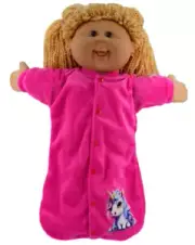 Dolls clothes for 16" Cabbage Patch Kid HOT PINK SLEEPING BAG