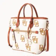 Dooney & Bourke Monogram Handle Tote ~ Beige