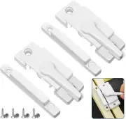 Sliding Window Sash Locks White ZUONAI 2 Pack Cam Sash Locks for Double Hung