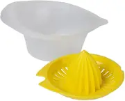 Home-X - Citrus Juicer with Measuring Base, Manual Press and Twist Juicer is Easy-To-Use, BPA Free, Low Mess and Holds up to 2 Cups