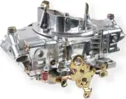 HOLLEY 750 CFM DOUBLE PUMPER CARB,SHINY ALUMINUM,4150,ELECTRIC CHOKE,GASOLINE