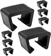 Generic 8Pcs Patio Wicker Furniture Clips Rattan Chair Fasteners for Sectional Sofa Connection Easy to Install Outdoor Sofa Clips Secure Modular Furniture Lightweight