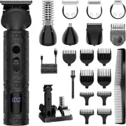 Wahl USA Stainless Steel Lithium Ion 2.0+ Beard Trimmer for Men, Electric Shaver