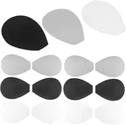 [SAFIGLE] Invisible Bra Enhancer Pads 15 Pair Sports Bra Inserts for Women for Low Cut Backless Outfits