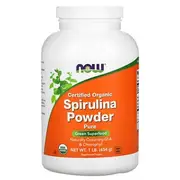 Now Foods Certified Organic Spirulina Powder 1 lb (454g)