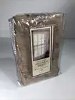 Gossamer Sheer Lace Linen Swags Light Tan 1 Pair 60” Wide 38” Long