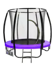 [Kahuna] 6ft Trampoline Free Ladder Spring Mat Net Safety Pad Cover Round Enclosure