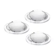 Diameter 45mm Flat Convex Lens, 3 Pcs Height 14mm Flashlight Optical Lens