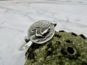 Minoan Signed Ring Ancient Greek jewelry handmade Sterling silver the geese