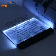Portable Creative LED Book Light Reading Night Flat Plate Panel Lamp Bedroom