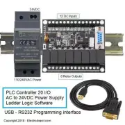 PLC Programmable Controller, Software Ladder GX-DEV programming Learning Course