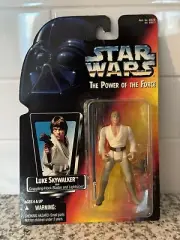 1995 Star Wars Power Of The Force POTF Red Luke Skywalker Figure