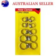 Hose Clamps Set 5 Sizes Pipe Hose Clamps Adjustable Spring Clamps 10 Pack