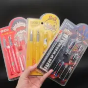 Cartoon Animate Fountain Pen Set Yellow Duck Chibi Maruko Chan Robot Car 樱桃小丸子