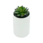 UN-REAL 15cm White Artificial Succulent