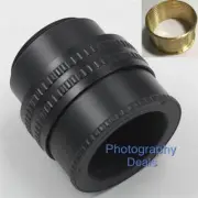 Brass M42 to M42 Mount 25-55mm Adjustable Extension Helicoid Adapter Macro Tube