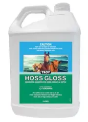 Troy Hoss Gloss 5 Litre, Medicated shampoo for dogs, horses and cattle.
