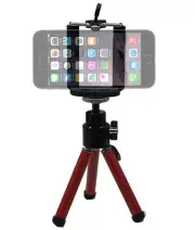 Mini Tripod With Ball Head & Mount Phone Holder for iPhone 4 4S 5 5S 6