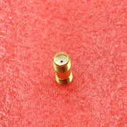 Gold Metal SMA Female to Female Jack RF Adapter Connector Straight F/F