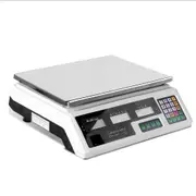 Scales Digital Kitchen 40KG Weighing Scales Platform Scales White LCD