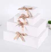 cookie gift boxes White Only Large Cup Cookie Box Wedding Christmas cake X6pcs